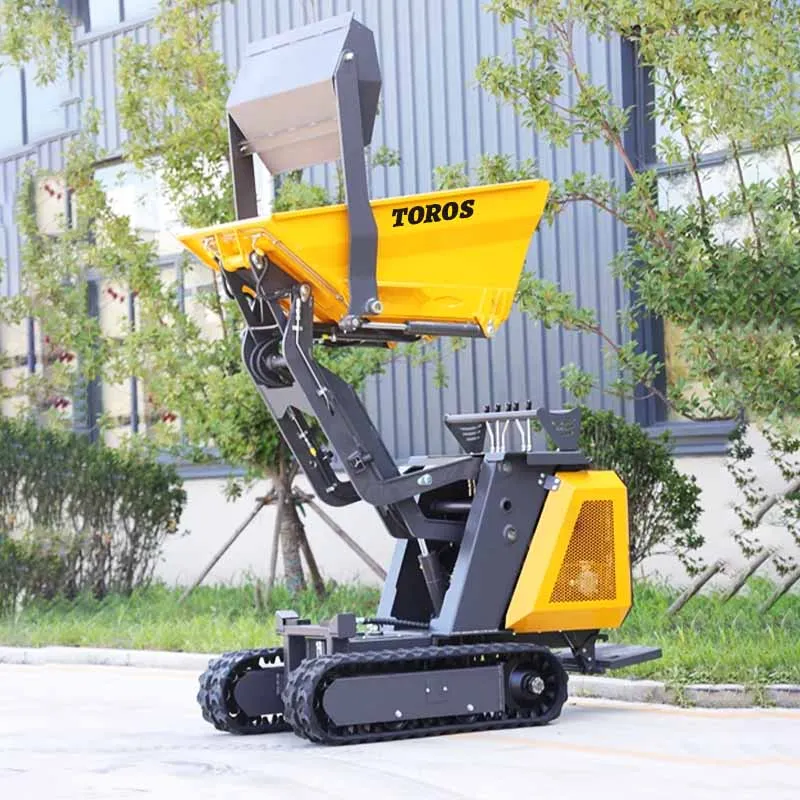 Online deposit payment TOROS Mini Dumper Transporter Track Carrier with Hydraulic Tipping Customized All Terrain Mini Dumper