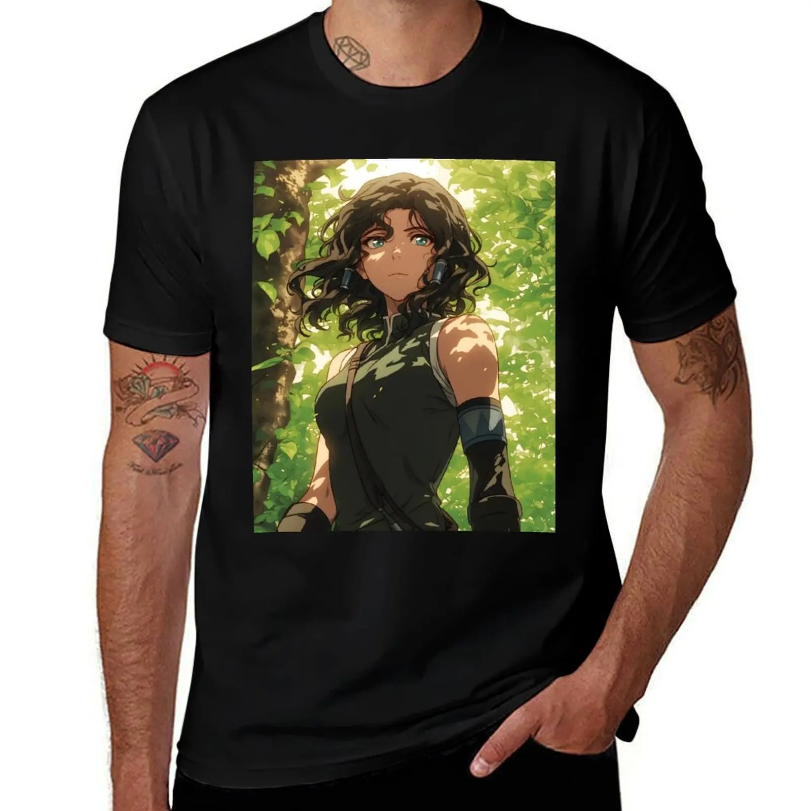 

Korra - 6 T-Shirt blue archive plus sizes plus size clothes oversized t shirt men