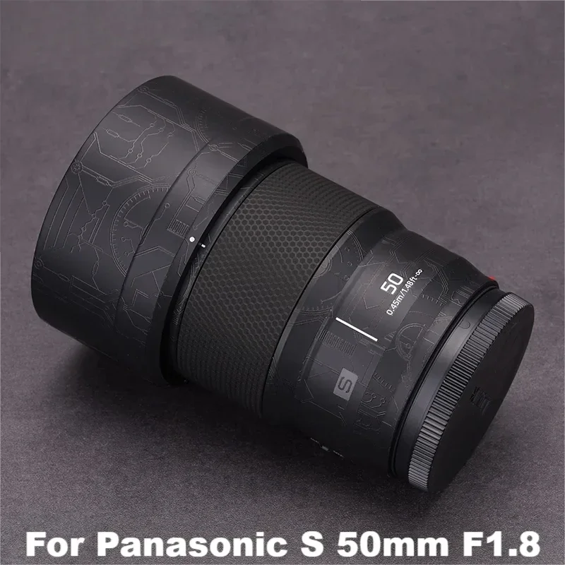 

For Panasonic S 50Mm F1.8 Anti-kras Camera Lens Sticker Jas Wrap Beschermende Film Body Protector Skin Cove