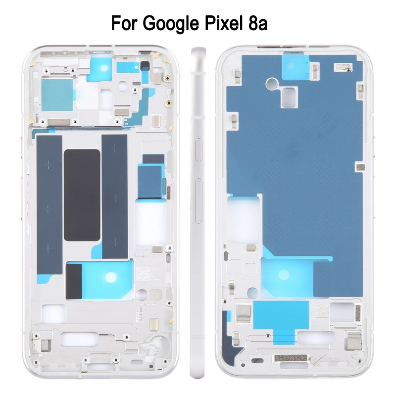 Middle Frame Bezel Plate For Google Pixel 8a Phone Middle Frame Replacement Spare Part