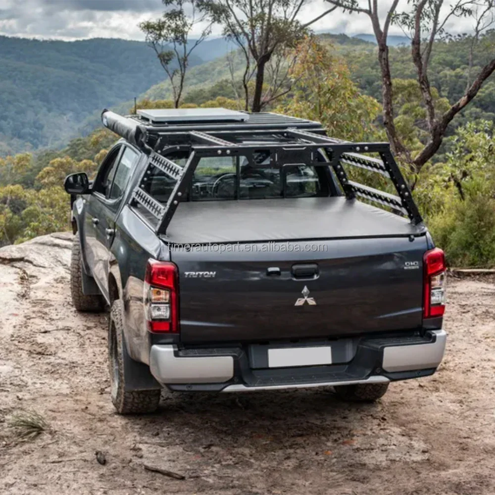 

Universal Pickup Truck 4*4 Rear Bucket Modification Full Size Tent Roof Rack Adjustable Heavy Duty Roll Bars Cage For All Models