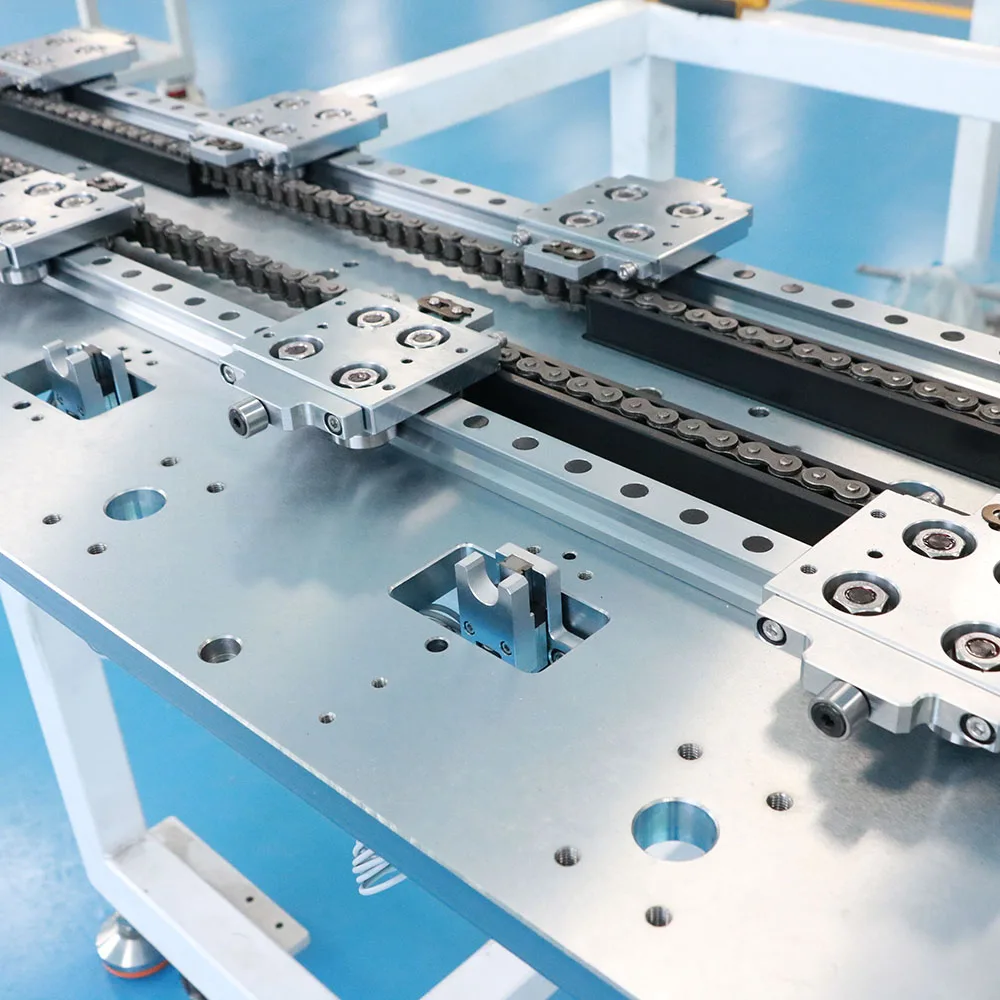 Helical Gear Linear Guide Circular Rail Conveyor System Multi-station Circulation New Energy Battery Pack Equipment QinGong T23