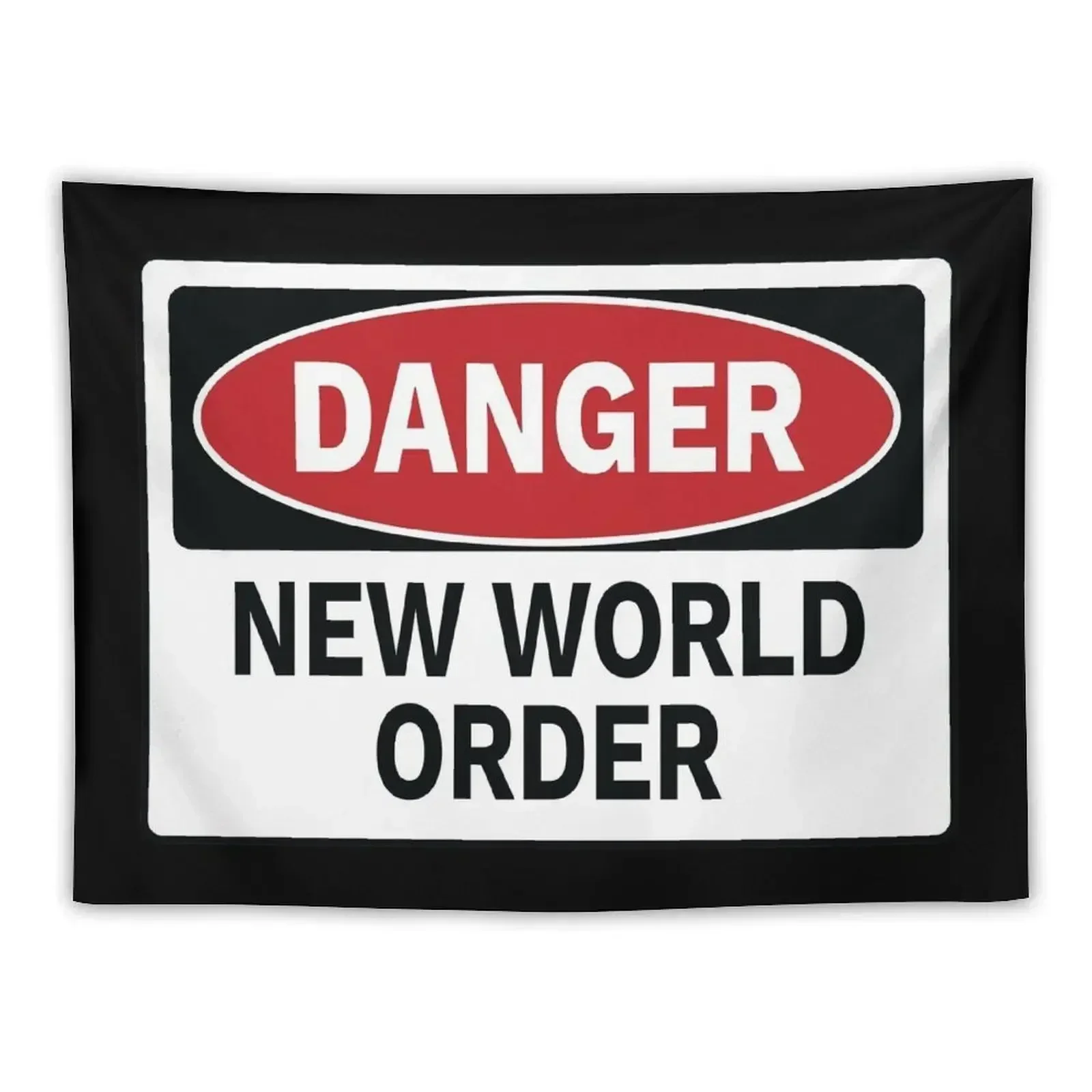 

Danger - New World Order Tapestry Room Decore Aesthetic Decoration For Bedroom For Bedroom Tapestry