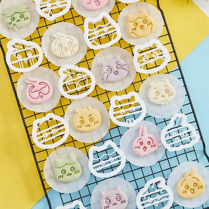 12pcs/set Cute Hamster Expression Cookie Mold Mini Face Cookie Cutter Biscuit Mould DIY Fondant Pastry Sugar Baking Craft Gifts