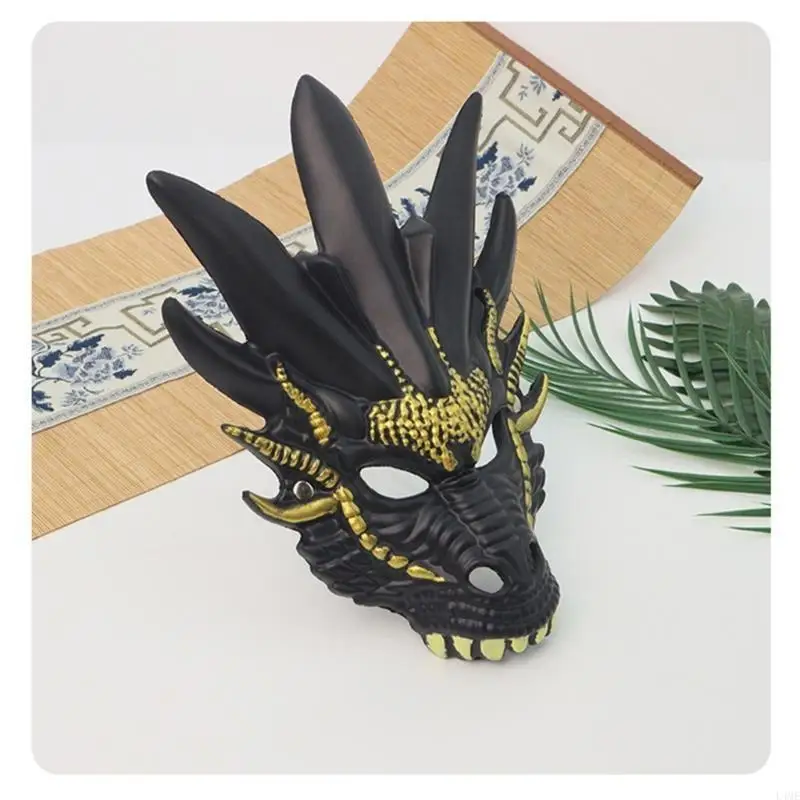 Dragon Head Mask Full Face Dragon Head Mask Halloween Cosplay Mask for Women Men Halloween Masquerade Cosplay Accessory