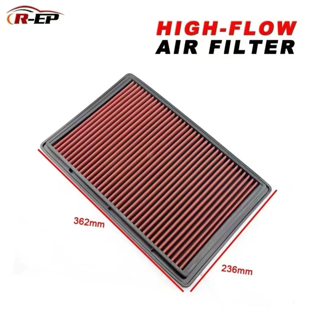 Replacement Panel Sport Air Filter For Mitsubishi Pajero 3 4 Shogun Montero V6 2000-2017 Washable High Flow Air Filter