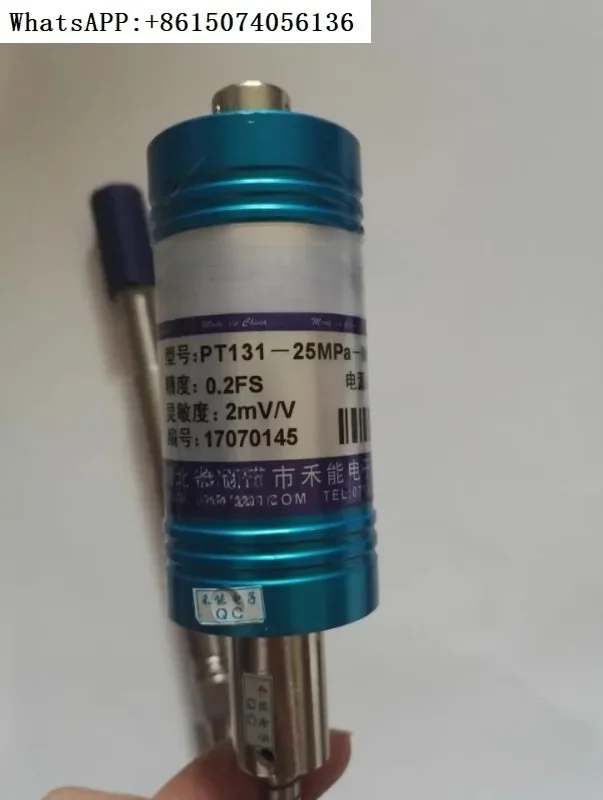 High temperature melt pressure sensor PT131-25MPA-M14 temperature and pressure dual measuring model 7-core plug