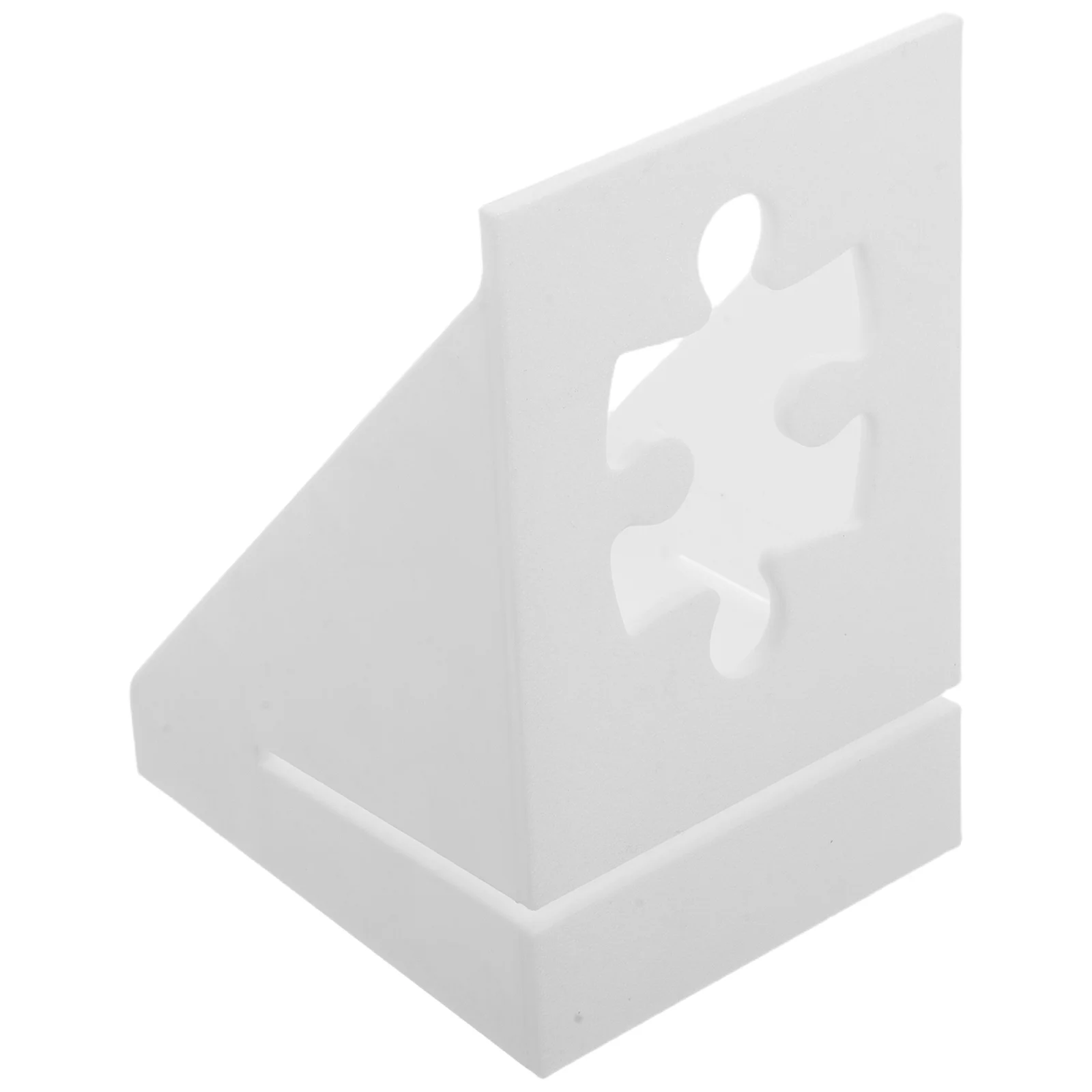 

Box Stand White Plastic Jigsaw Display Holder Compact Puzzle Poster Easel For Table - Puzzle Storage Organizer Rack