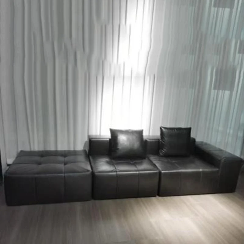 

Designer Black Compression Sofa Relaxing Sponge Luxury Recliner Compression Sofa Modern Nordic Canape Salon House Accessories