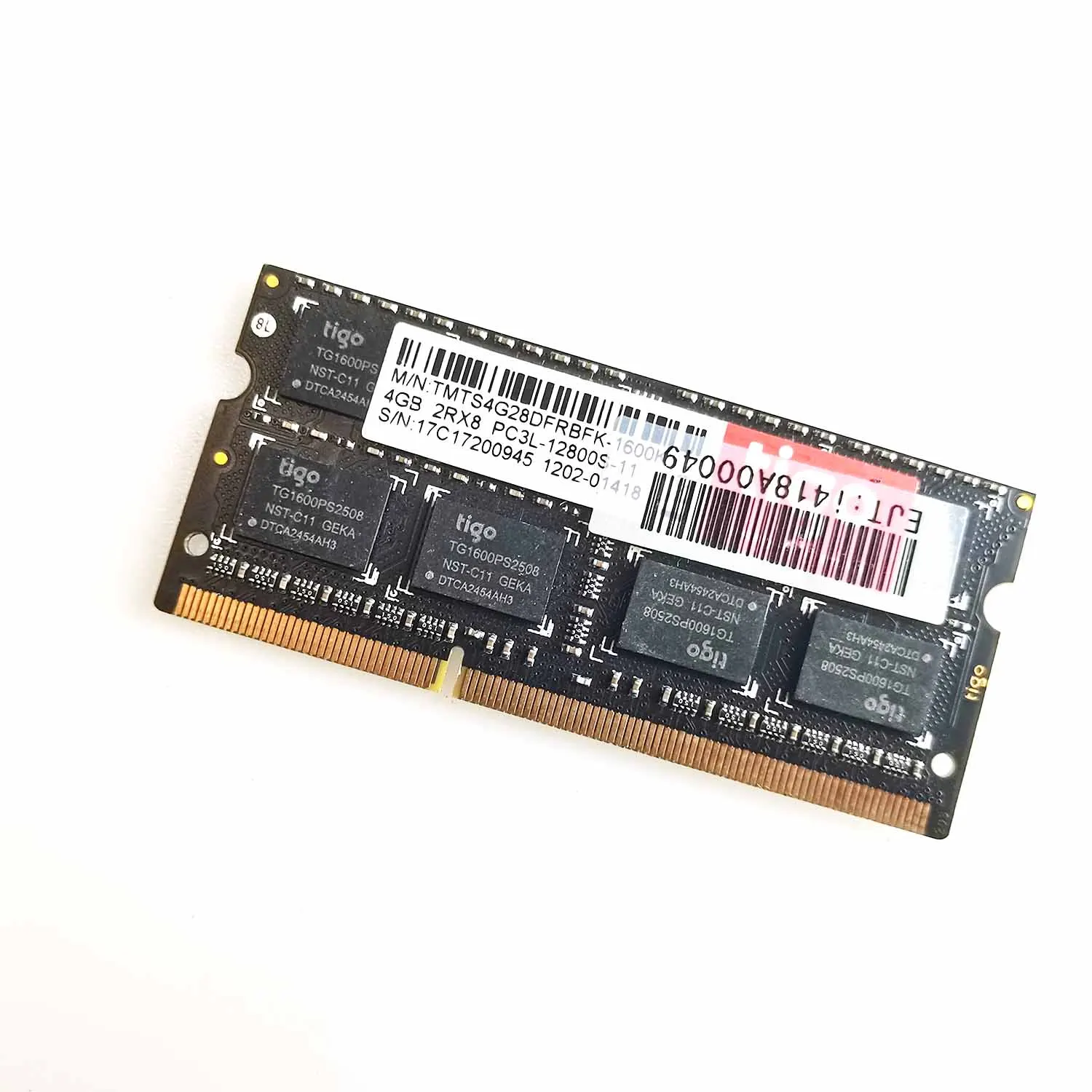 TMTS4G28DFRBFK-1600K touch pad 4gb 2 rx8 PC3L-12800S-11 glas bedienfeld