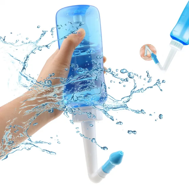 Środek do płukania nosa 300ml 500ml czyszczenie nosa dorośli dzieci ochraniacz nosa Neti Pot unikaj alergicznej ryny nosa sól do płukania nosa