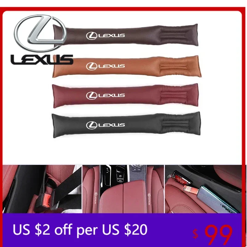 

Заполнители для зазоров автомобильных сидений, защита от протечек, для Lexus LS LC RZ IS350 ES300 GS350 CT200h GX460 LX570 RX500h NX300