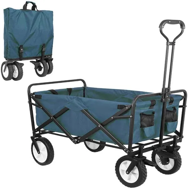 Park  Kids Wagon Portable Beach Trolley Camping Foldable Folding Wagon Outdoor