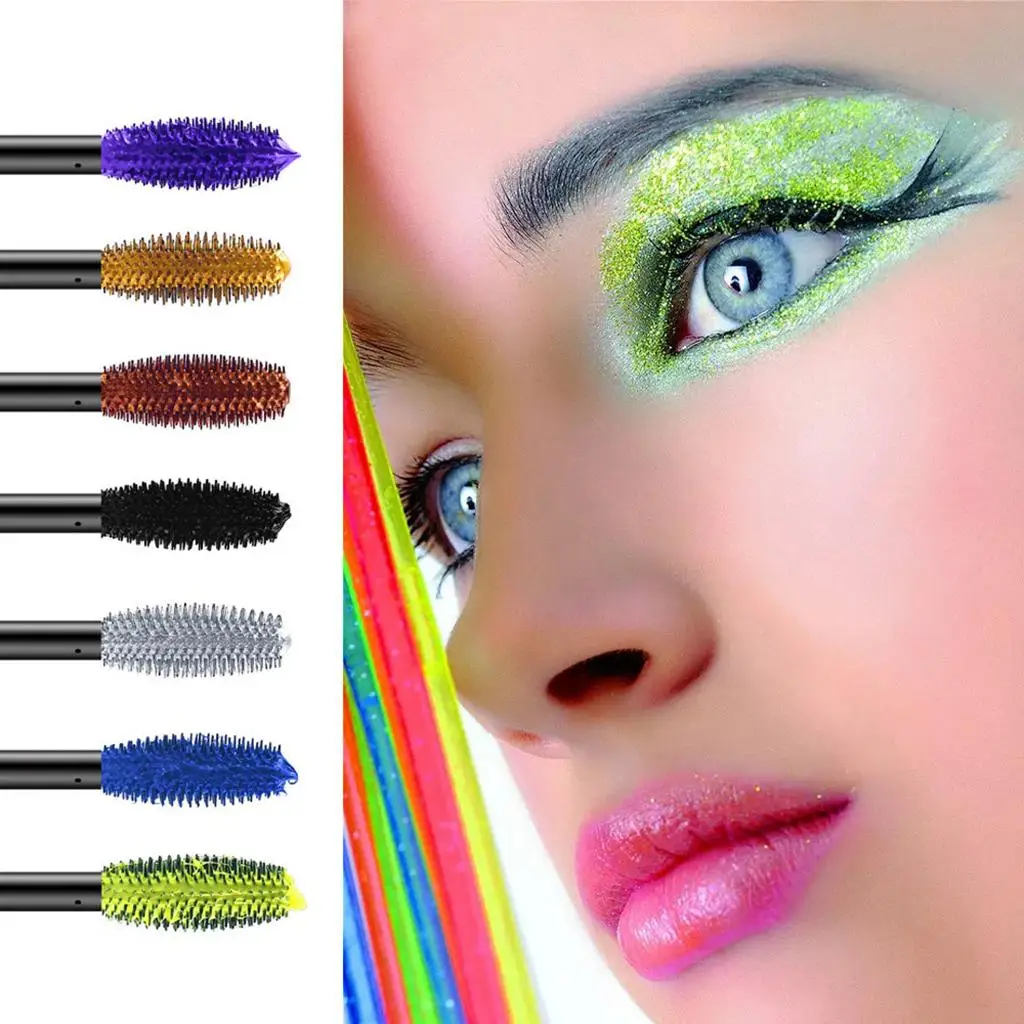 Thickening Eyelash Mascara 3D Effect Waterproof Volume Curling Eye Makeup for Salon Daily Use