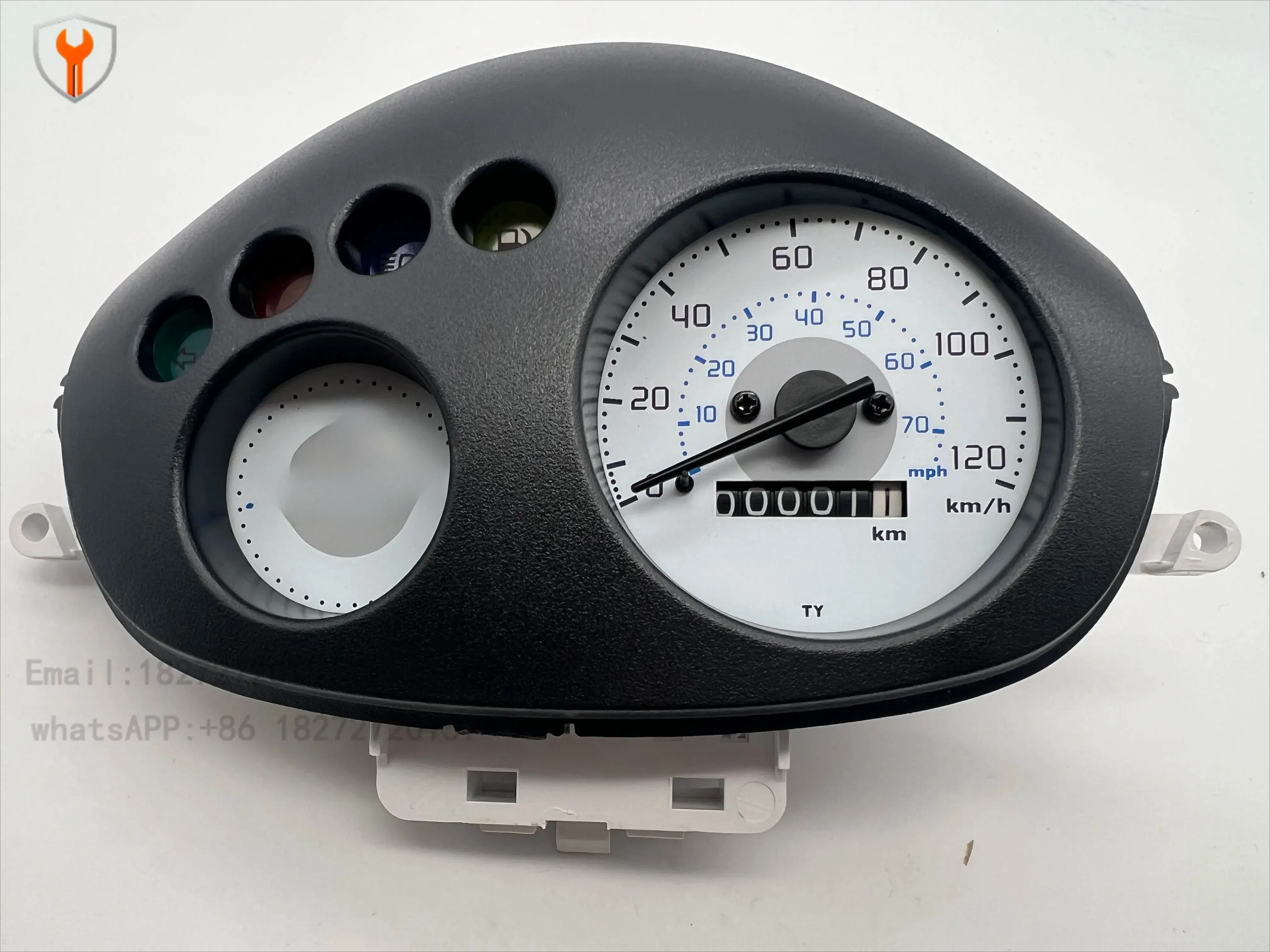 For BYQ100T-E carburetor version instrument assembly, ZI letter odometer - Piaggio accessories lady