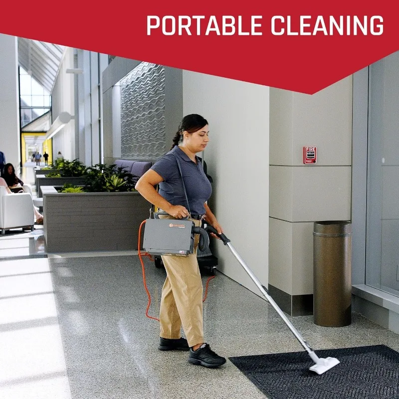 후버 상업용 PortaPower 경량 진공 청소기, 부착물 포함, 휴대용 전문 프로 등급