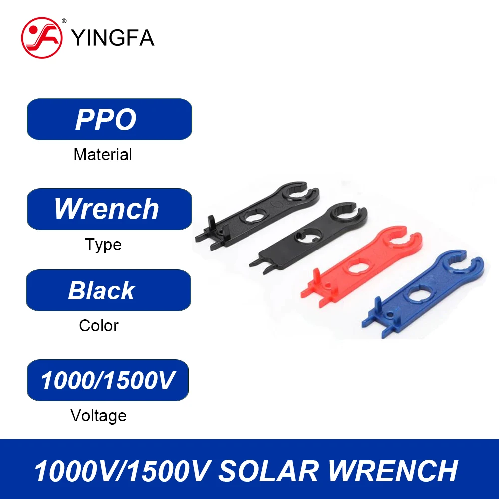 1 Pair /2 pcs Solar PV Spanner Solar Panel Connector Disconnect Tool Spanners Wrench PPO Plastic Pocket Solar Connector Wrench