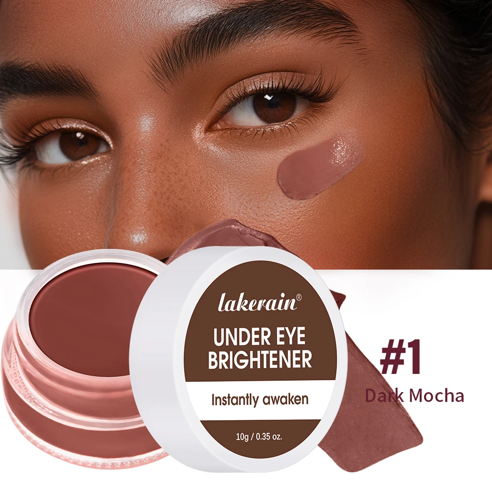 Iluminador debajo de los ojos, oculta y ilumina las ojeras, textura nutritiva, color corrige, ilumina el corrector, maquillaje para el área de los ojos