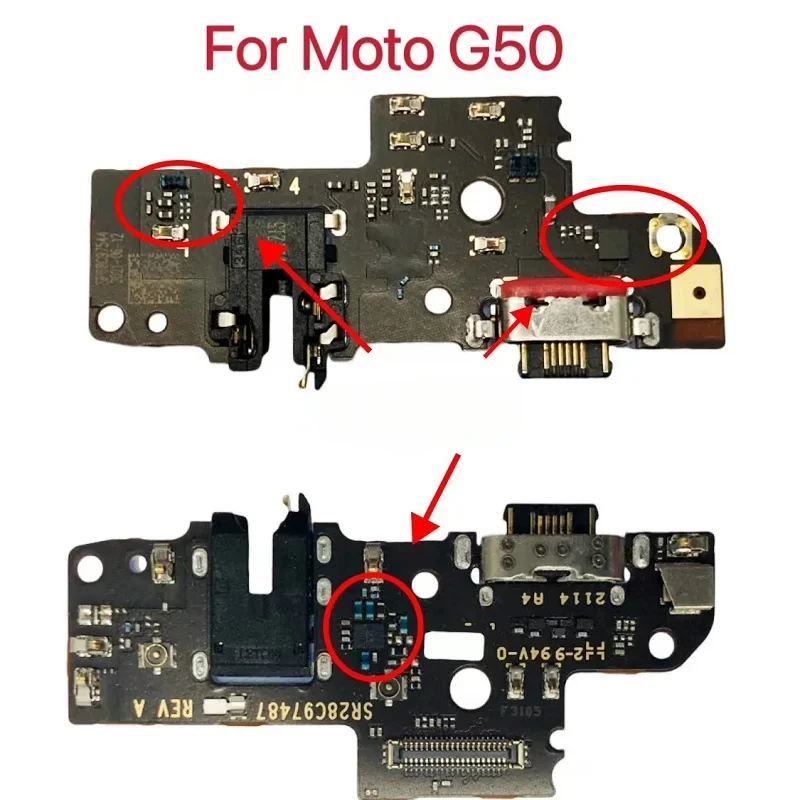 Pop Charger Board Flex For Moto G50 USB Port Connector Dock Charging Flex Cable