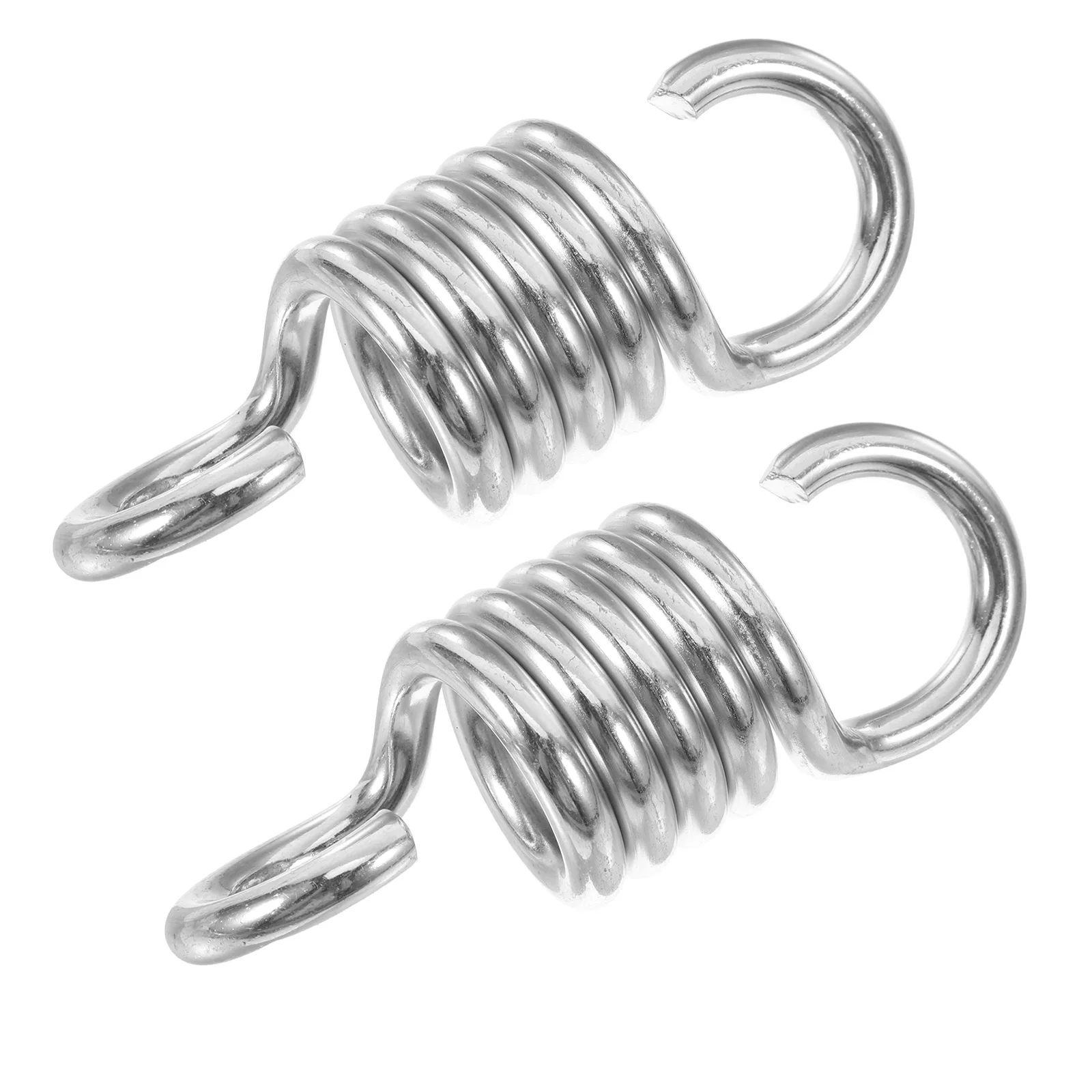 

2Pcs Swing Spring φ6 5xφ37x105 Steel Hammock Hooks Heavy Duty Porch Patio Hanging Kits Bedroom Suspension Accessories Outdoor