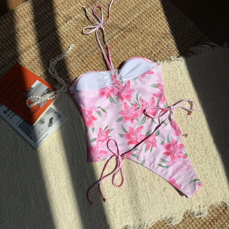 2026 Tankini المايوه للنساء الرسن الأزهار Ruched مرونة عالية 2 قطعة المايوه لباس سباحة