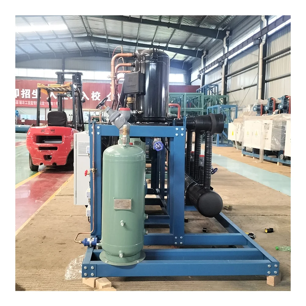 20HP Semi-Hermetic Piston Condensing Unit R404A for Large Cold Storage