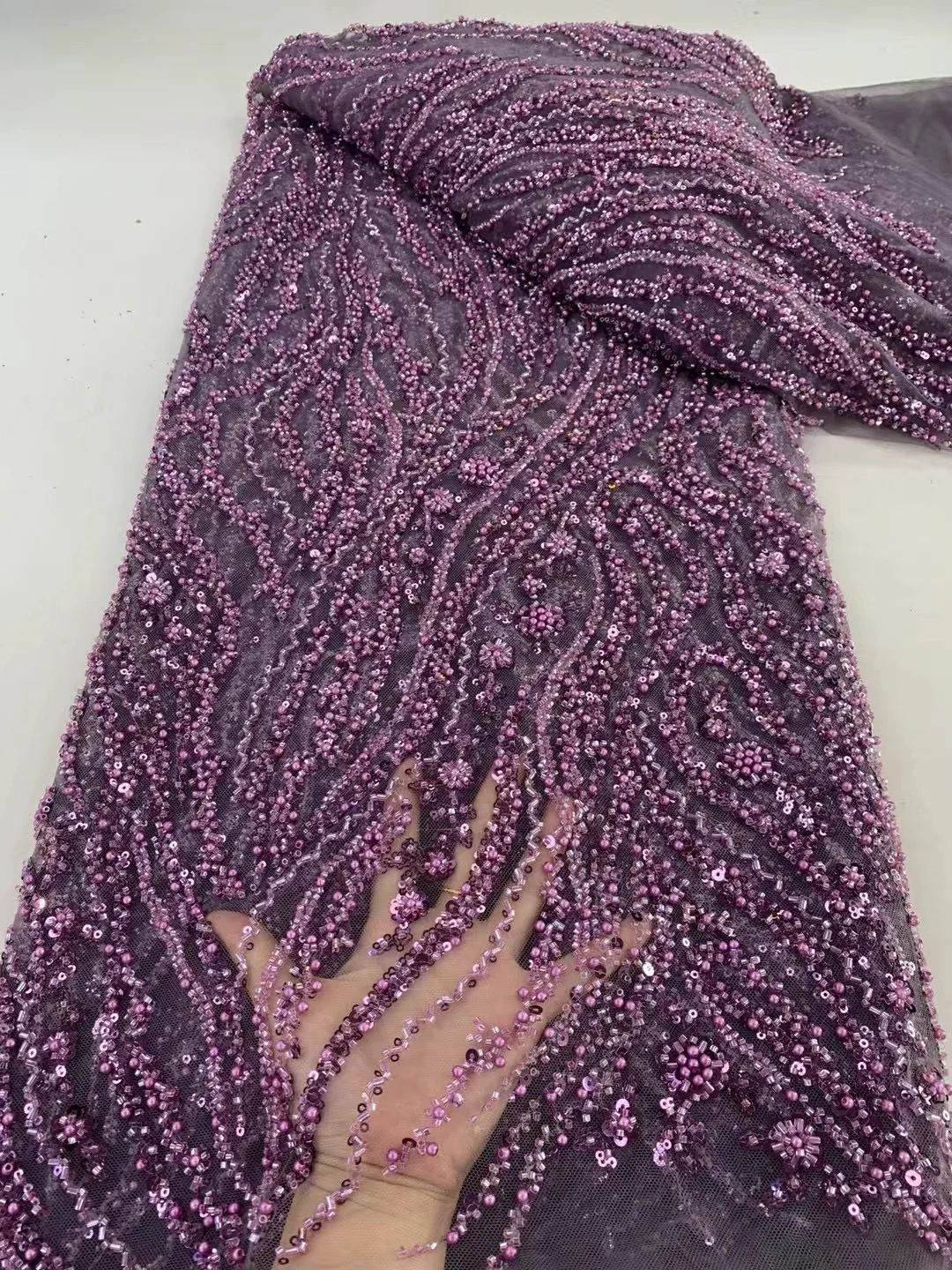 Green African Beaded Tulle Lac - Glitter Tablecloth recension och pris