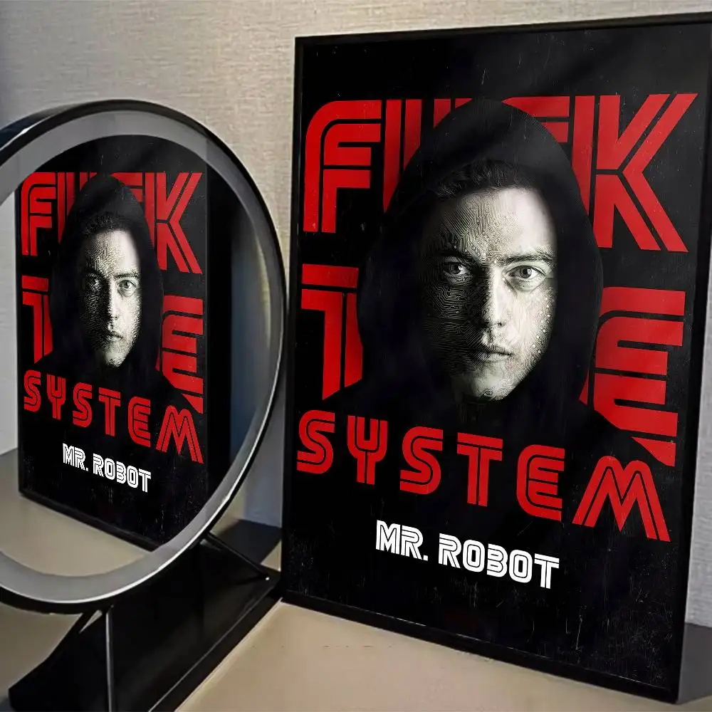 MR Robot Good Quality Prints And Posters Whitepaper Prints Posters Artwork Wall Decor