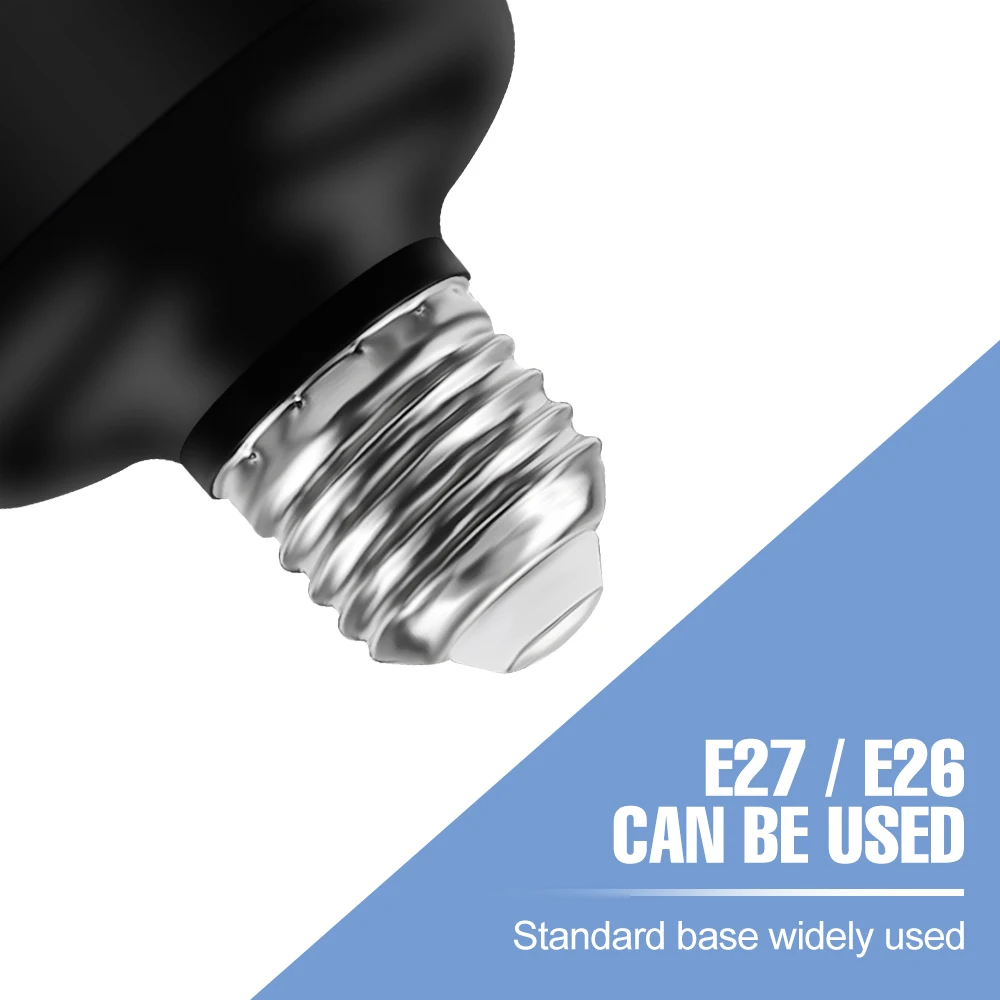 LED مصباح المرآب E27 الأضواء 220 فولت الكاشف للطي LED مصباح لورشة الإضاءة الصناعية مستودع لمبة 200 واط 300 واط 400 واط #5