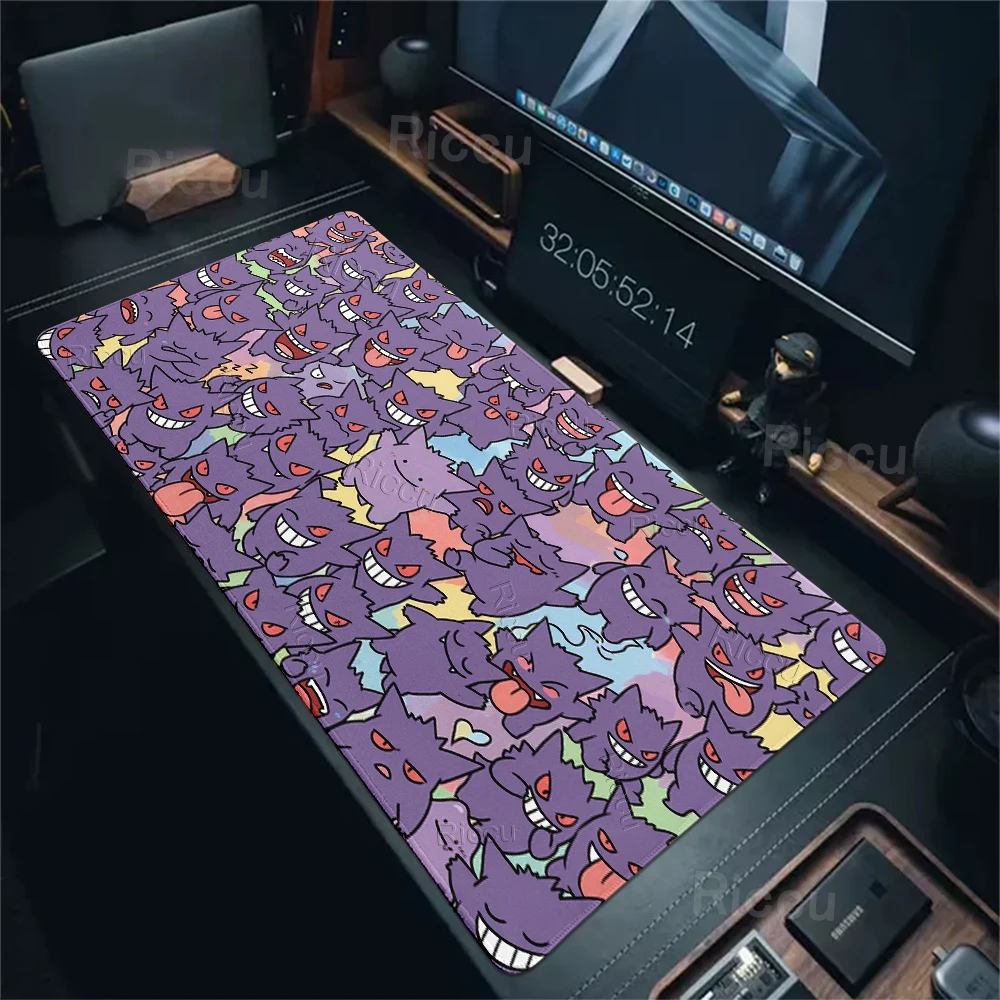Mouse Pads XXL Cool G-gengar Pattern Gaming Offices Accessories Computer Mechanical Rugs Aesthetics Nonslip Carpet Fast Delivery