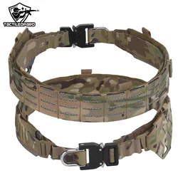 Outdoor Tacical Belt G-Hook two piece girdle Molle System UBS Style Waistband Quick Rease Metal Buckle Hunting Airsoft Equipment