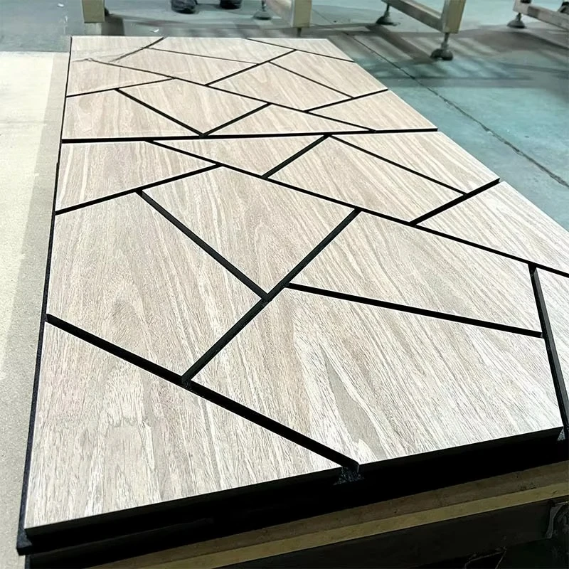 

Decorative Flexible Wooden MDF Oak Acoustic Panels Soundproof Wall Modern Living Room Studio Board Slat Eco-Friendly