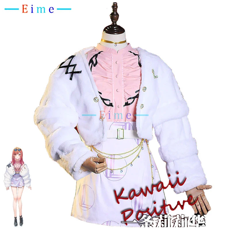 

Ichijou Ririka Косплей Костюм Vtuber Косплей Женское Милое Вечернее Платье Костюм Хэллоуин Униформа Аниме Одежда На Заказ
