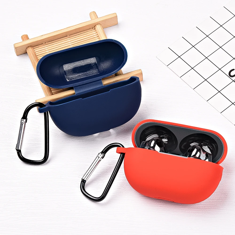 حافظة لهاتف هواوي FreeBuds Pro 2 حافظة من السيليكون الناعم Funda حافظة لهاتف هواوي Freebuds Pro 2 حافظة أذن Pro2 مع خطاف