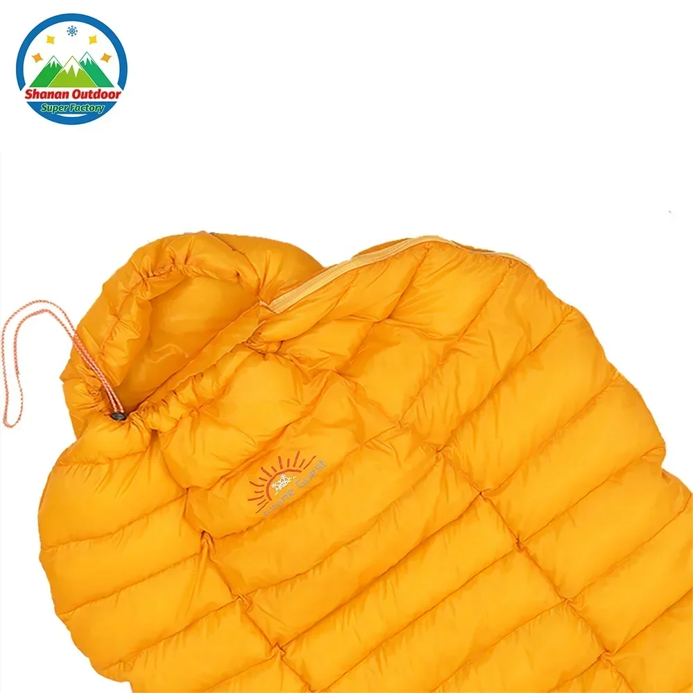 Goose Down Sleeping Bag Outdoor Alpine Guest Ultralight 95% 800fill Traveler Camping Sleeping Bag Mummy Shape Nylon Sleeping Bag