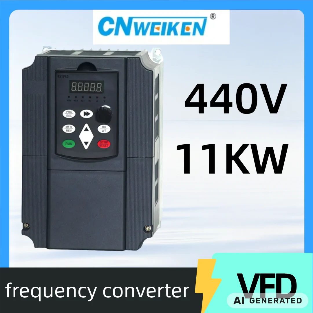 Variable Frequency Converter 50Hz/60Hz Motor Inverter VFD 55kw Three-phase 440v Input Three-phase 440V Output For Air Compressor