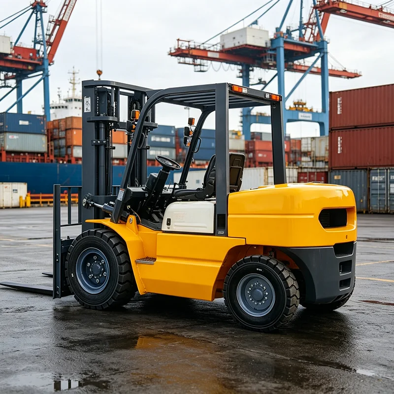 Zero Emission Electric Counterbalance Forklift 2.5 Ton with Lithium Battery for Indoor Warehouse Operation
