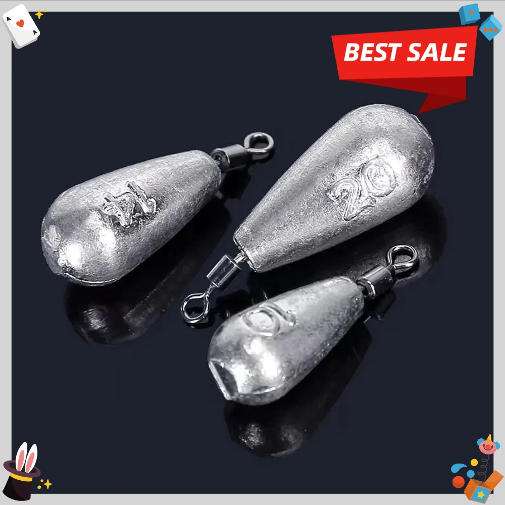 10 قطعة/الوحدة الصيد الوزن ثقالة 3.5 جرام 5 جرام 7 جرام 10 جرام 14 جرام 20 جرام قطرة الماء الأوزان الصيد معالجة اكسسوارات #4