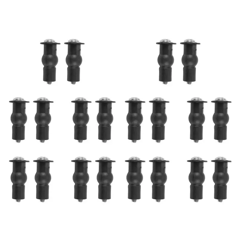 

AB33-Крепления для сиденья унитаза TOP FIX, крепления для отверстий под петли, гайки-втулки, винты, резиновые прокладки для крепления к стене, 10 пар