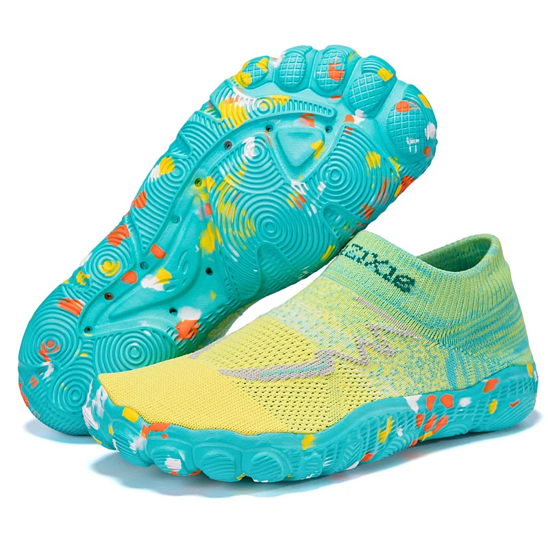 

New Women Men Indoor Fitness Yoga Footwear Quick Dry Water Shoes for Unisex Breathable Lightweight Beach Barefoot Wading Shoes