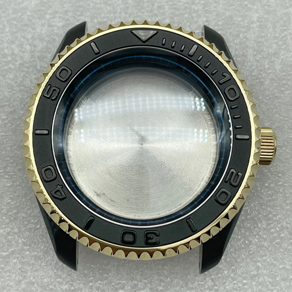 THORN 42mm cassa dell'orologio per Yacht/SKX007/SKX009 per NH35/NH36 acciaio inossidabile 316L doppio orologio in cristallo di zaffiro parti modificate