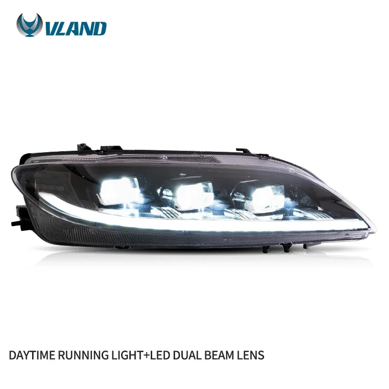 Vland Factory Wholesale Head Light Full Led Front Car Lamp Sequential Turn Signal Head Lamp For Mazda 6 2003-2015 Headlights