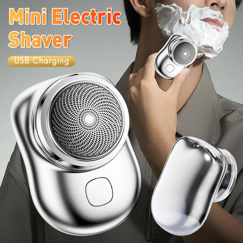 

Portable USB Electric Razor For Men Mini-Shave Pocket Electric Mini Shaver Beard Trimmer Razor Portable Electric Shaver Tool