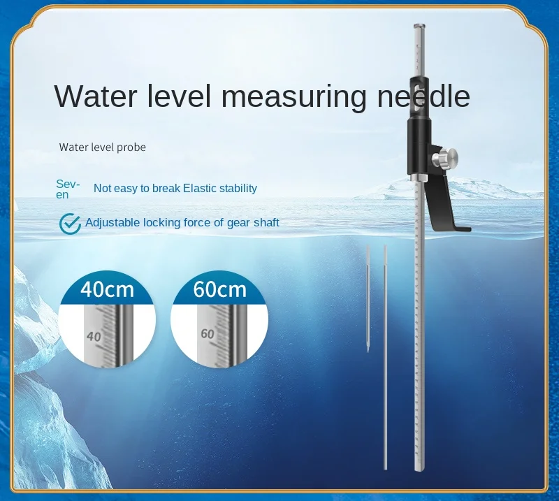 Water level stylus hydraulic model, water level caliper, full water experiment, level needle measuremen