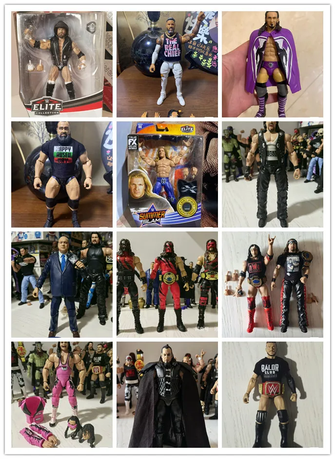 20250113 wwe wrestler Figure doll SASHA BANKS CODY STARDUST brock lesnar Triple H Lex Luger Steve Austin Iron Sheik Muhammad Ali