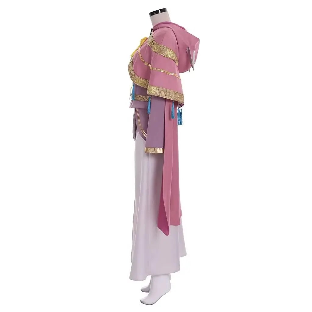 Kingdom Hearts Invi Ava Cosplay Costume Pink   Blue Dress Uniform Suit Full Set  Halloween Carnival Party Outfit
