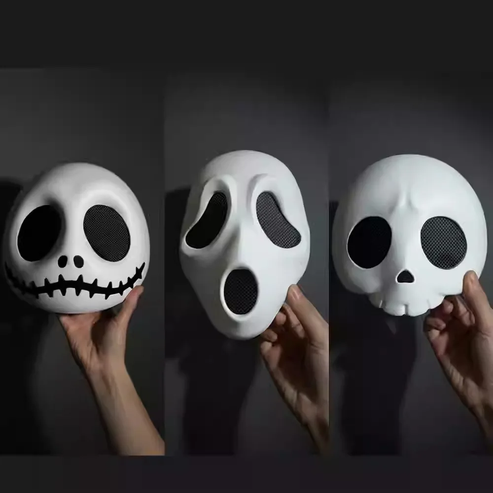 

Забавная креативная маска Череп Джек Половина лица Косплей Аниме Рождественская вечеринка Декор Пародия Карнавальная маска Маска Марди Гра для мужчин и женщин
