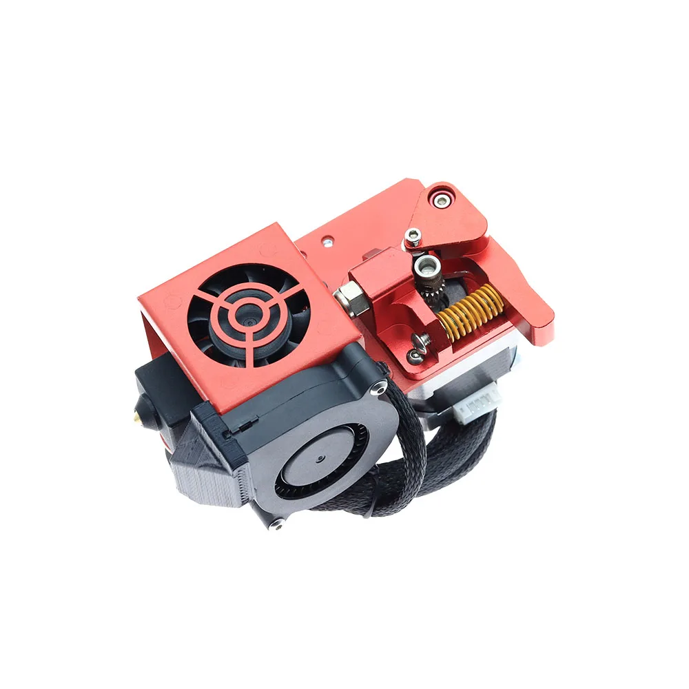 

MK8 Direct Drive Extruder Upgrade Kit Short Range Dual Gear Extruder Dual 5015 Blower Fan MK8 Extruder for Ender 3/V2/Pro