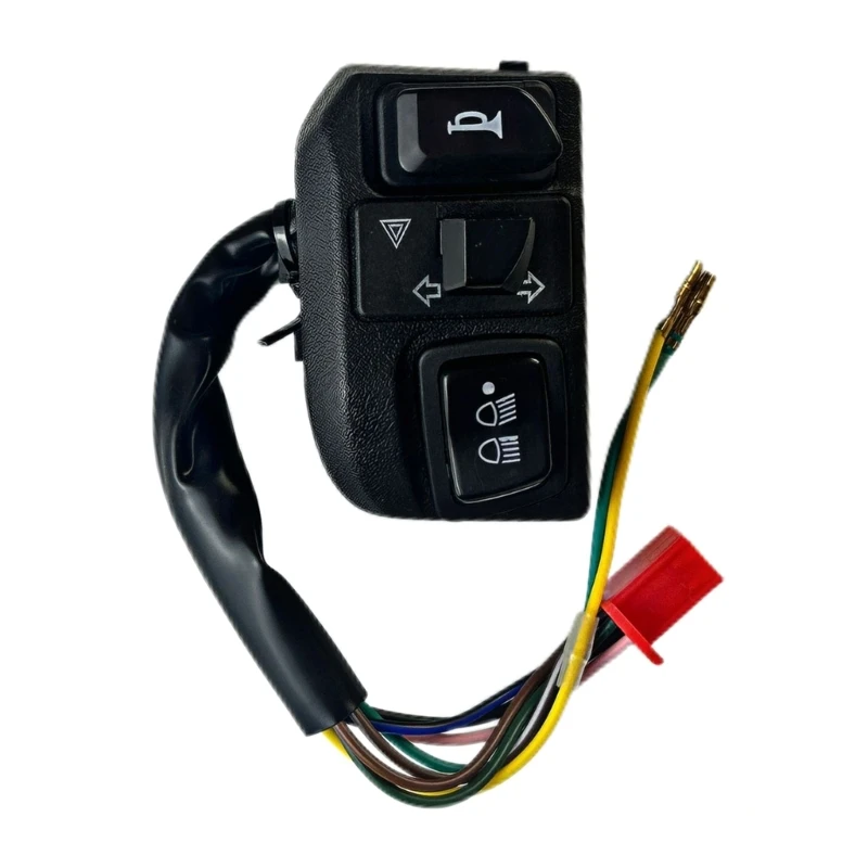 Easy Installation Motorcycle Switches Button For Lights Ignition Universal Multiple Models 22mm 7/8