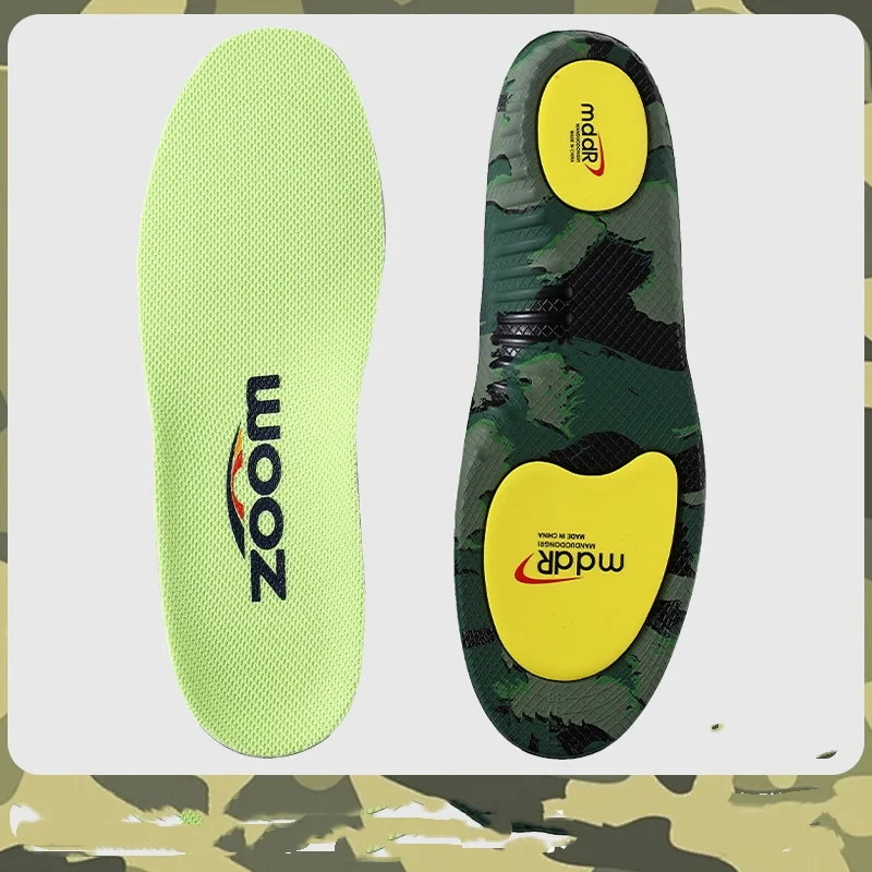 Military Training Camouflage Insoles High-elasticity Breathable Sweat-absorbing Shock-absorbing Badminton Basketball Insoles